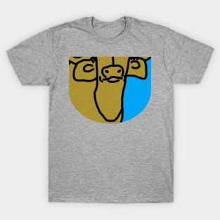 Gold Ox Face T-Shirt